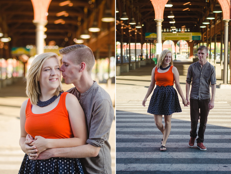 Eastern Market Detroit Engagement Photography