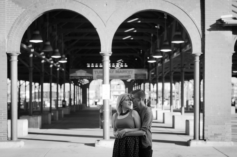 Eastern Market Detroit Engagement Photography