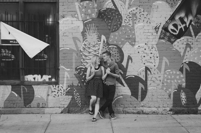 Eastern Market Detroit Engagement Photography